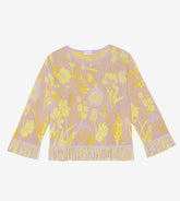 Sandrine - Cotton jacquard sweater 