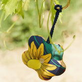 Flower - Silk keychain
