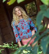 Sandrine - Cotton jacquard sweater