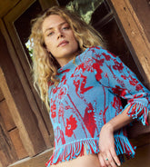 Sandrine - Cotton jacquard sweater