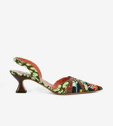 Peonia - Cotton slingback