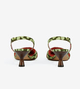 Peonia - Cotton slingback