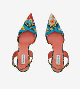 Peonia - Slingback in cotone Peonia - Slingback in cotone
