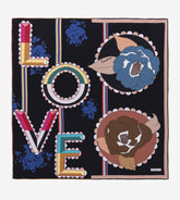 Mantero 1902 Small Carré - 70x70 cm| Love Is Love - Small carré