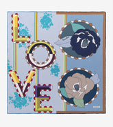 Mantero 1902 Small Carré - 70x70 cm| Love Is Love - Small carré