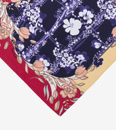 Mantero 1902 Small Carré - 70x70 cm| Tousled Garland - Small carré