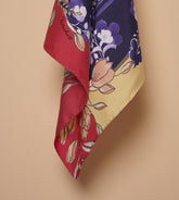 Mantero 1902 Small Carré - 70x70 cm| Tousled Garland - Small carré