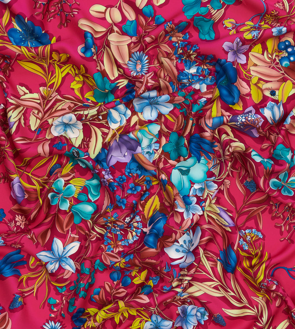 Foulard En Soie Mantero - Multicolore - Occasion De Qualité