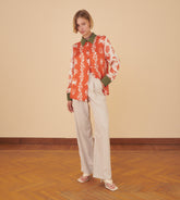 Ava - Camicia over in seta